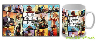Grand Theft Auto 5 (GTA 5) - Collage (hrnček)